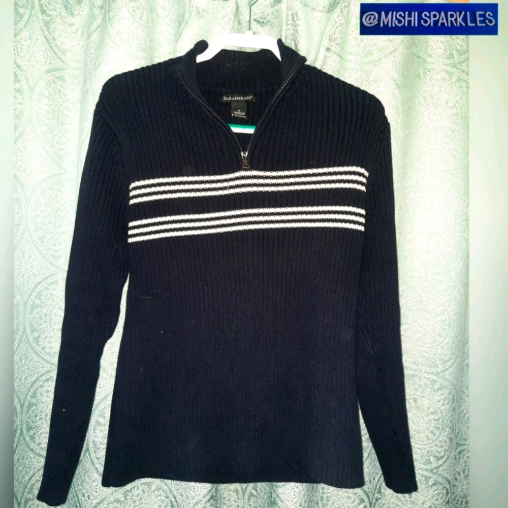 Zip neck pullover